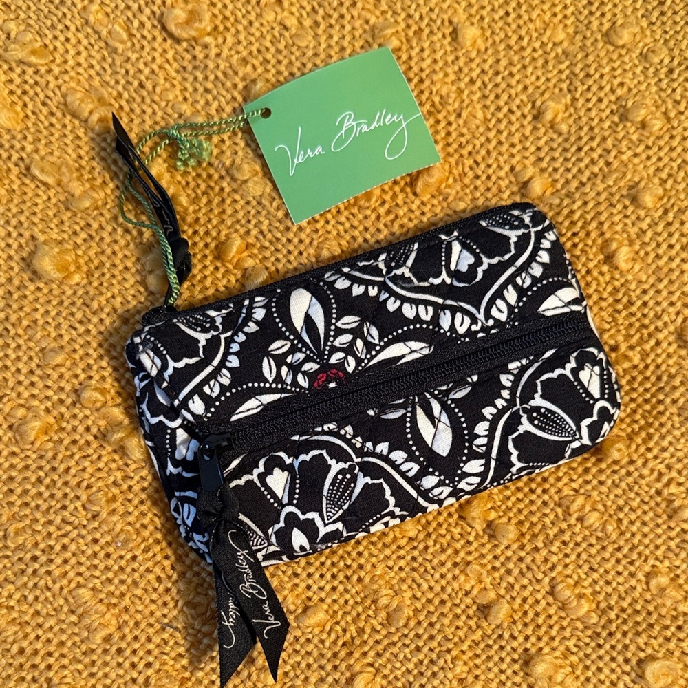 Vera Bradley Black and White Coin Purse